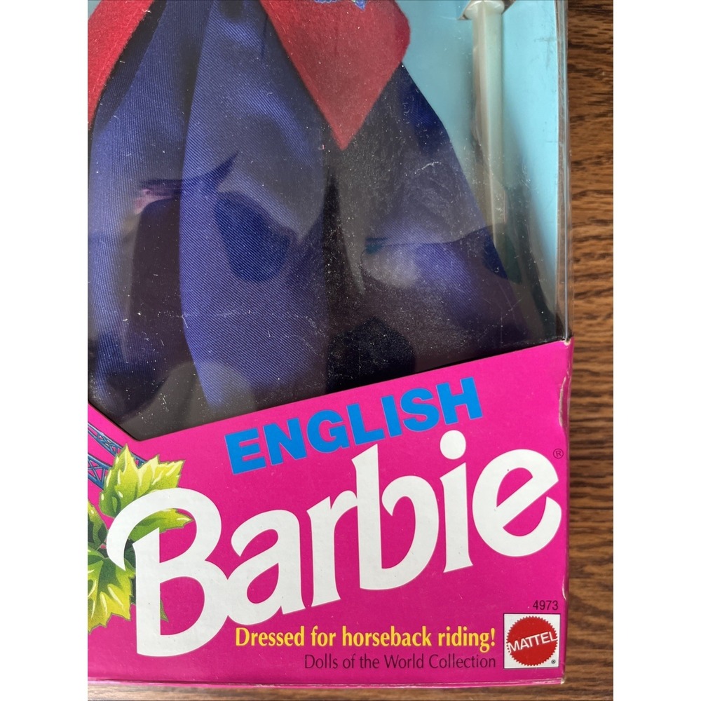 Vintage 1991 Rare Mattel "Dolls Of The World Collection" English Barbie #7376 - Picture 3 of 5